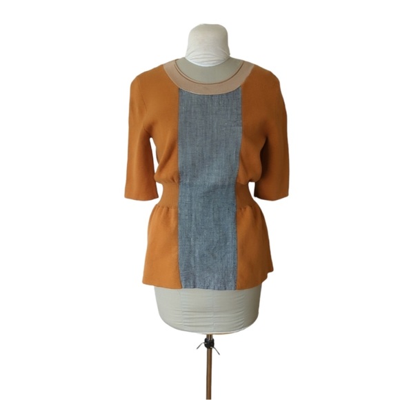 Marni Cotton Peplum Sweater - Picture 1 of 7